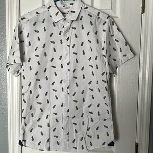 Mens Express Slim Soft Wash Medium Button Down